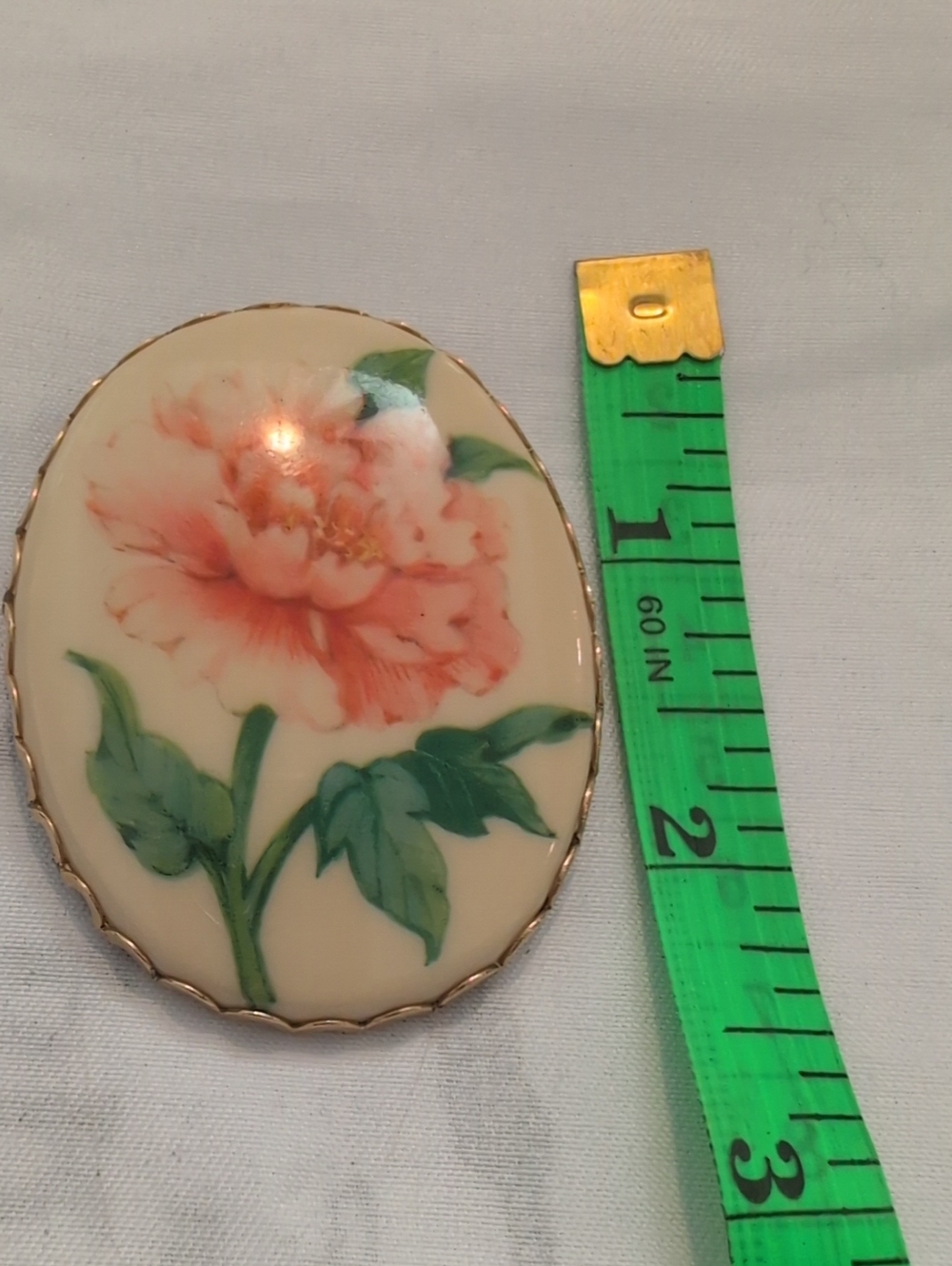 Hallmark Gold-Tone Oval Pin Brooch